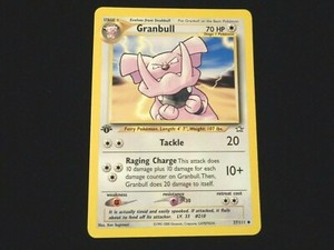 Pokemon ~ GRANBULL ~ Neo Genesis 1st Edition Card 37/111 *Near Mint*