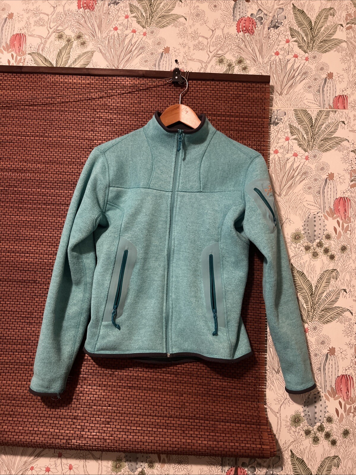 Arc'teryx Covert Cardigan Giacca in Pile con Zip Completa Taglia S Turchese
