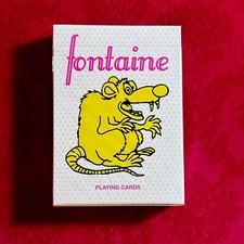 Fontaine 5000s Crazy Rat Edition Playing Cards 1 of 3000