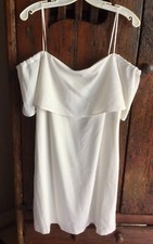 David's Bridal wedding dress Sleeveless size Large with tags 