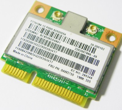 New OEM Lenovo 20200102 04W3750 Broadcom BCM94313HMG2L 802.11b/g/n PCIe Half