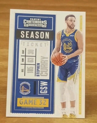 2020-21 Panini Contenders Stephen Curry Golden State Warriors