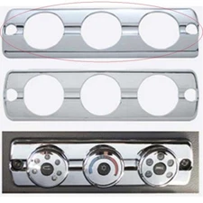 UP 42337 Chrome Plastic 2007+ Freightliner Cascadia A/C Control Cover Only