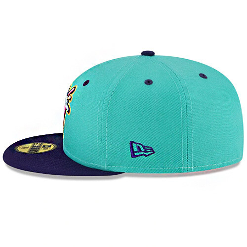 New Era Louisville Bats Fitted Hat MILB Official Mint Juleps Cocktail