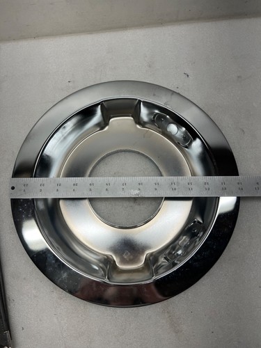 14" Chrome Air Cleaner Base 5-1/8" Neck for 4 Barrel Chevy Ford Dodge GM - Picture 3 of 4