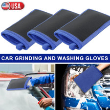 3 Car Wash Gloves Microfiber Clay Bar Towel Detailing Cleaning Cloth Rag Mitt 3 Car Wash Gloves Microfiber Clay Bar Towel Detailing Cleaning Cloth Rag Mitt