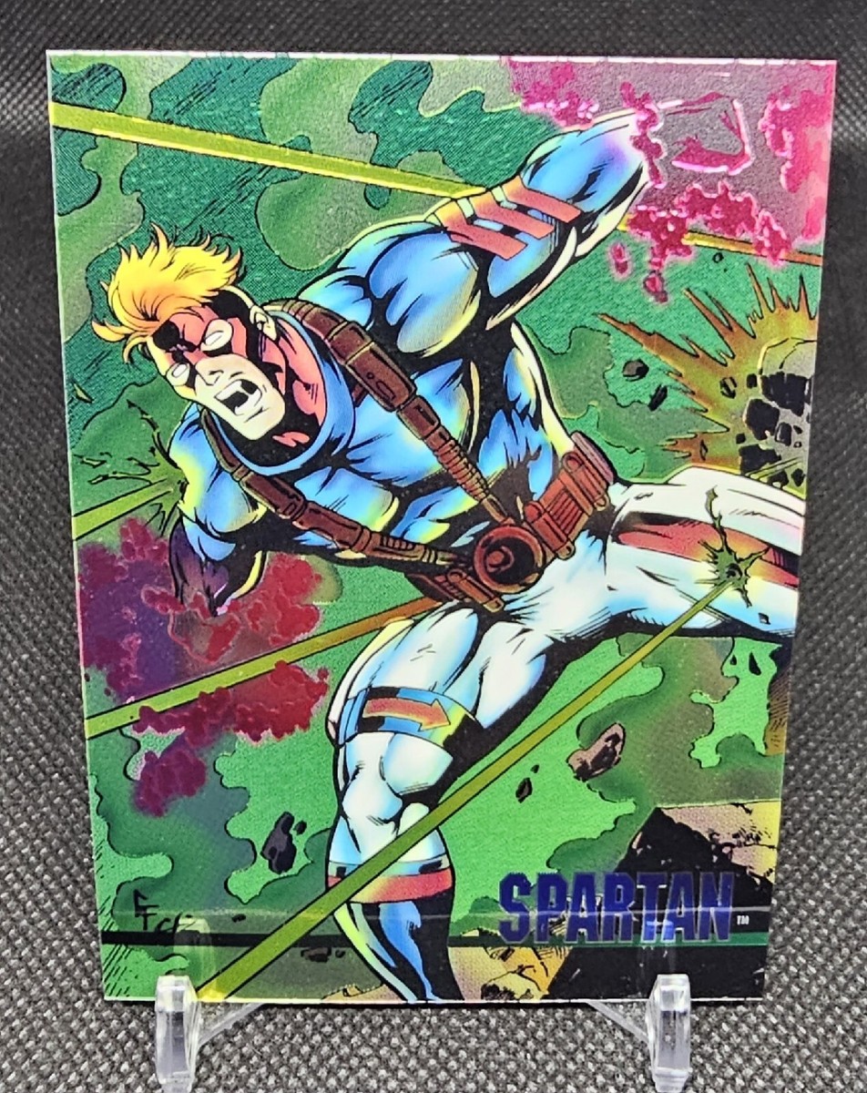 ポムリエ 1994 Wildstorm Trading Card Set 1 Chromium SPARTAN #11 WildCats