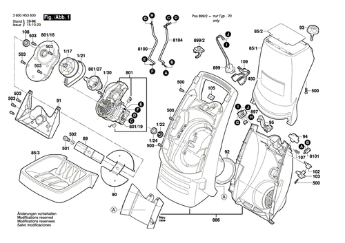 Bosch Ersatzteile für AXT RAPID 2200 Häcksler - 第 1/2 張圖片