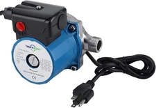 Hot Water Circulation Pump NPT 3/4'' Hot Water Recirculating Pump 3-Speed Circul
