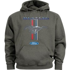 Ford Mustang Pony Tri-Bar Hoodie Hooded Sweatshirt Gifts for Men