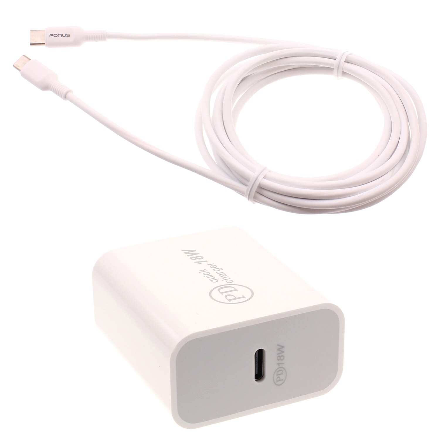 Samsung Galaxy S24/Ultra/Plus Fast 18W Type-C PD Charger with 10ft Cable