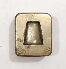 Vintage Bronze Jewelry Die Mold/Mould India Hand Engraved For Jewellery Making