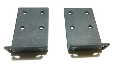 Network KVM Switch 1U rails shelf Mounting L Brackets rail Ears 19'' Rack Cabinet