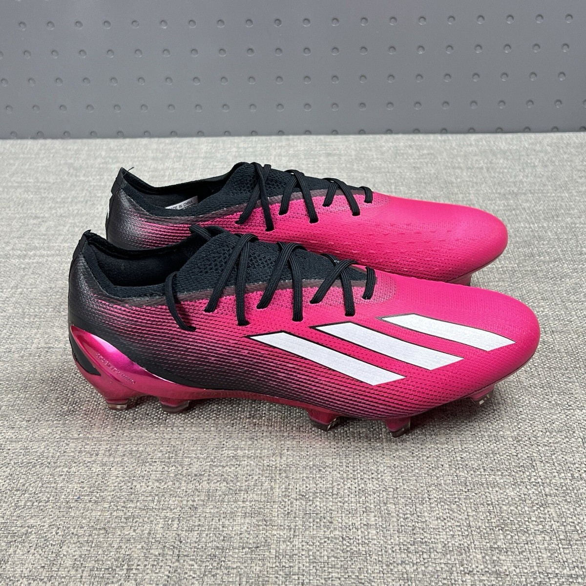 Adidas X Speedportal.1 FG Black Pink GZ5108 Soccer Cleats Mens 6.5