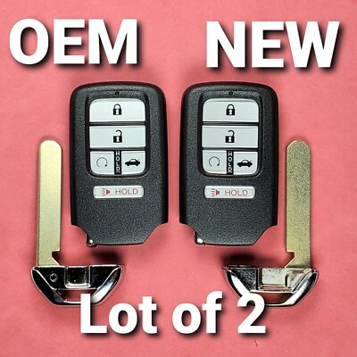 Lot of 2 New OEM 2016 - 2020 Honda Civic EX Tour Smart Key 5B