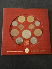 COFFRET BELGIQUE FRANCS FRANK 2000 UNC / SET BELGIUM COINS 150 ANS DE LA BANQUE