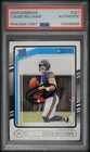 CALEB WILLIAMS SIGNED 2024 DONRUSS #327 RATED ROOKIE PSA AUTHENTIC AUTO - POP 1