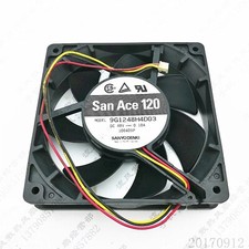 Sanyo 9G1248H4D03 12025 DC48V 0.1A 12CM 3-Wire Silent Cooling Fan