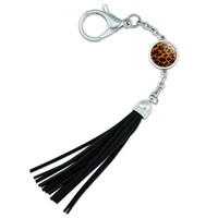 Leopard Animal Print Backpack Handbag Purse Sports Bottle Keychain Tassel Charm Leopard Animal Print Backpack Handbag Purse Sports Bottle Keychain Tassel Charm