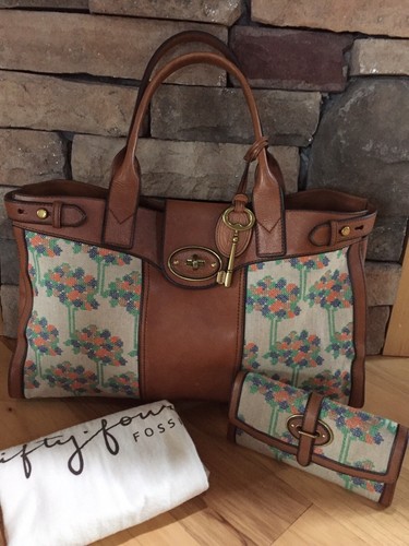 FOSSIL Vtg Reissue Weekender Leather 