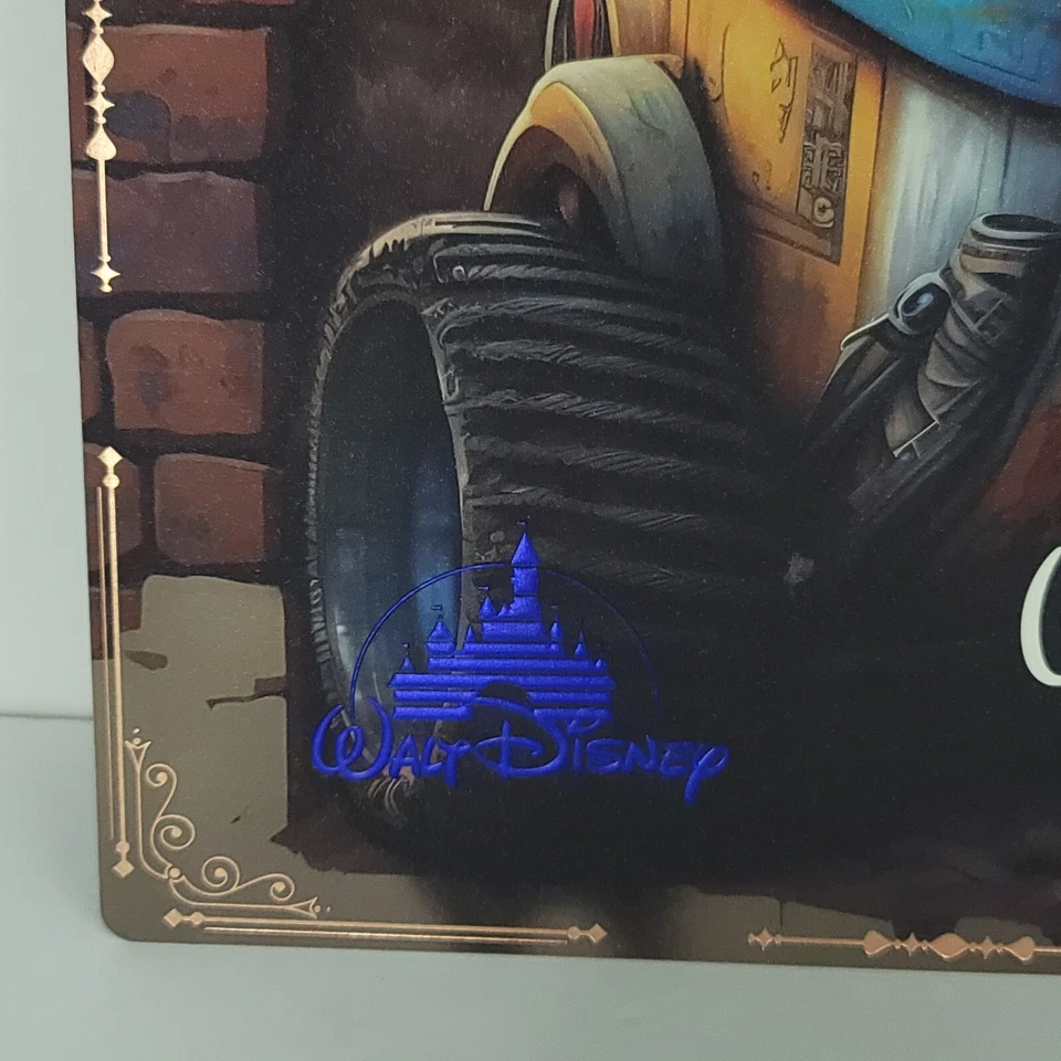 Impresión de tarjeta de arte Wall-E Futuristic Disney edición limitada 100 Big One 094/255 Foto 3 de 4