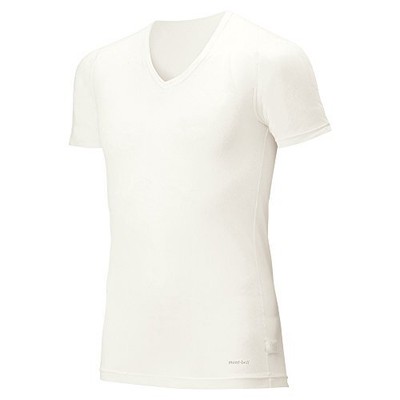 Montbell Montbell Geoline Cool Mesh V-Neck T-Shirt 1107181 WT Weiß/NEU