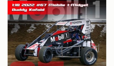 Buddy Kofoid #67 Mobil 1 Midget 2022 1:18 scale