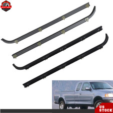 4pcs Innerouter Window Sweep Felts Seals Weatherstrip For 1987-1997 Ford Truck 4pcs Innerouter Window Sweep Felts Seals Weatherstrip For 1987-1997 Ford Truck