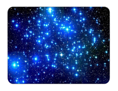 Mauspad 24 x 20 cm Mousepad Gaming / Office Silent Monsters Weltall Sterne Space