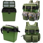 Fishing Seatbox & Rucksack Fly Sea Coarse Fishing Seat Back Pack Ruck Sack