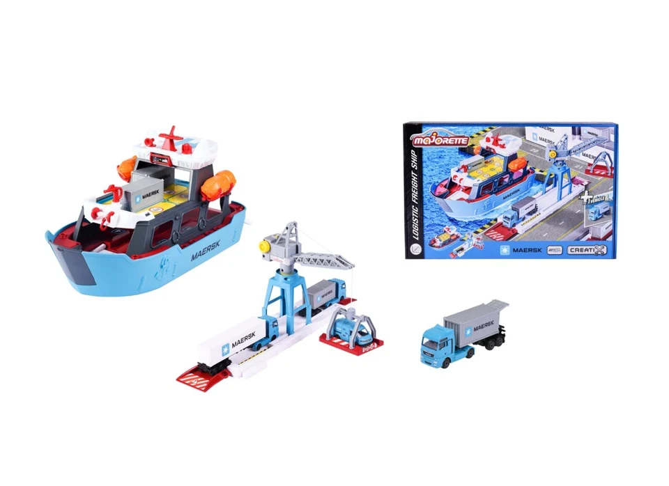 Majorette - Maersk Logistic Series Creatix Logistic Freight Ship