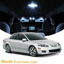 6x White Led Interior Lights Package Kit For Mazda 3 2004-2006 2007 2008 2009