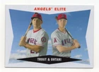 2020 Topps Archives #60CC-TO Angels Elite Mike Trout & Shohei Card