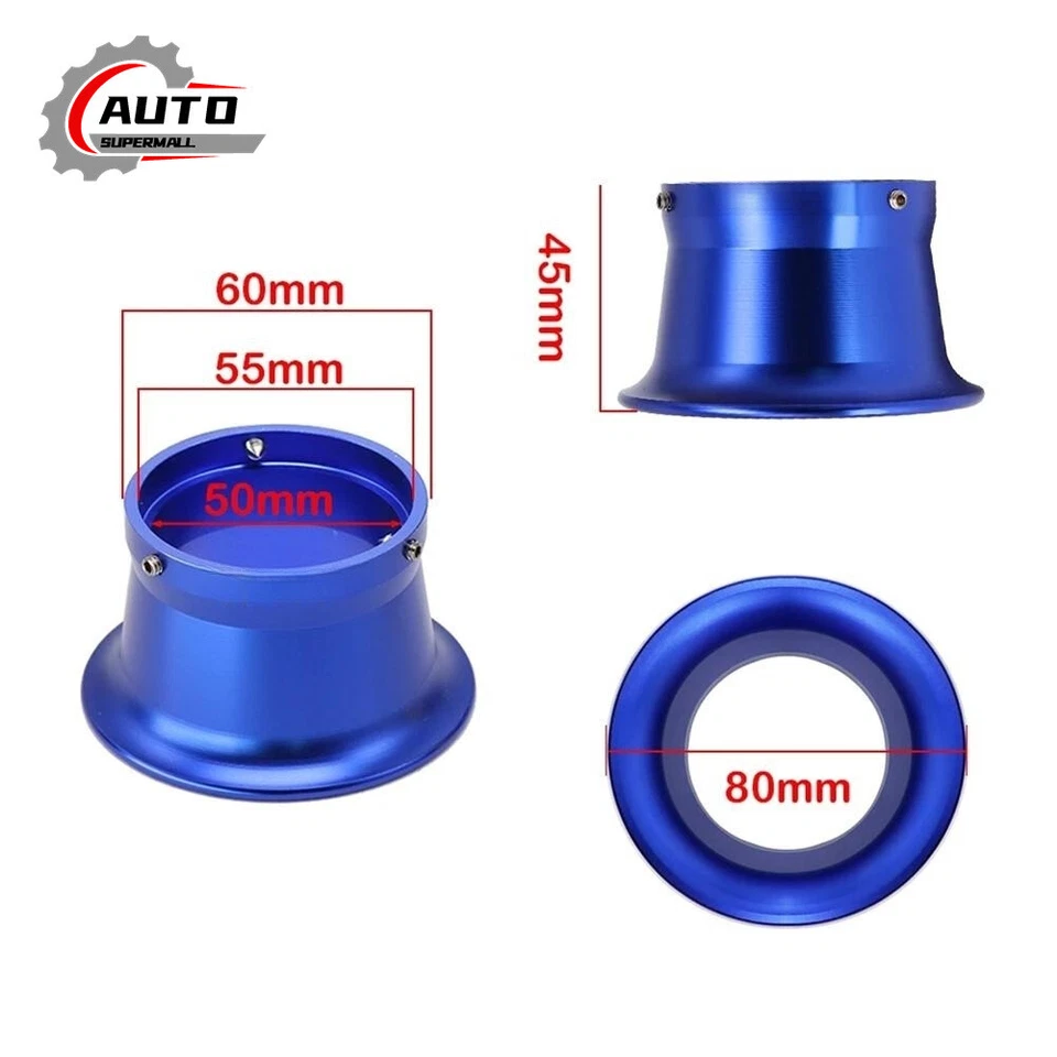 Velocity Stack Air Filter Cup For PWK32 PWK34 Carburetor Yamaha Honda Blue Foto 4 de 4