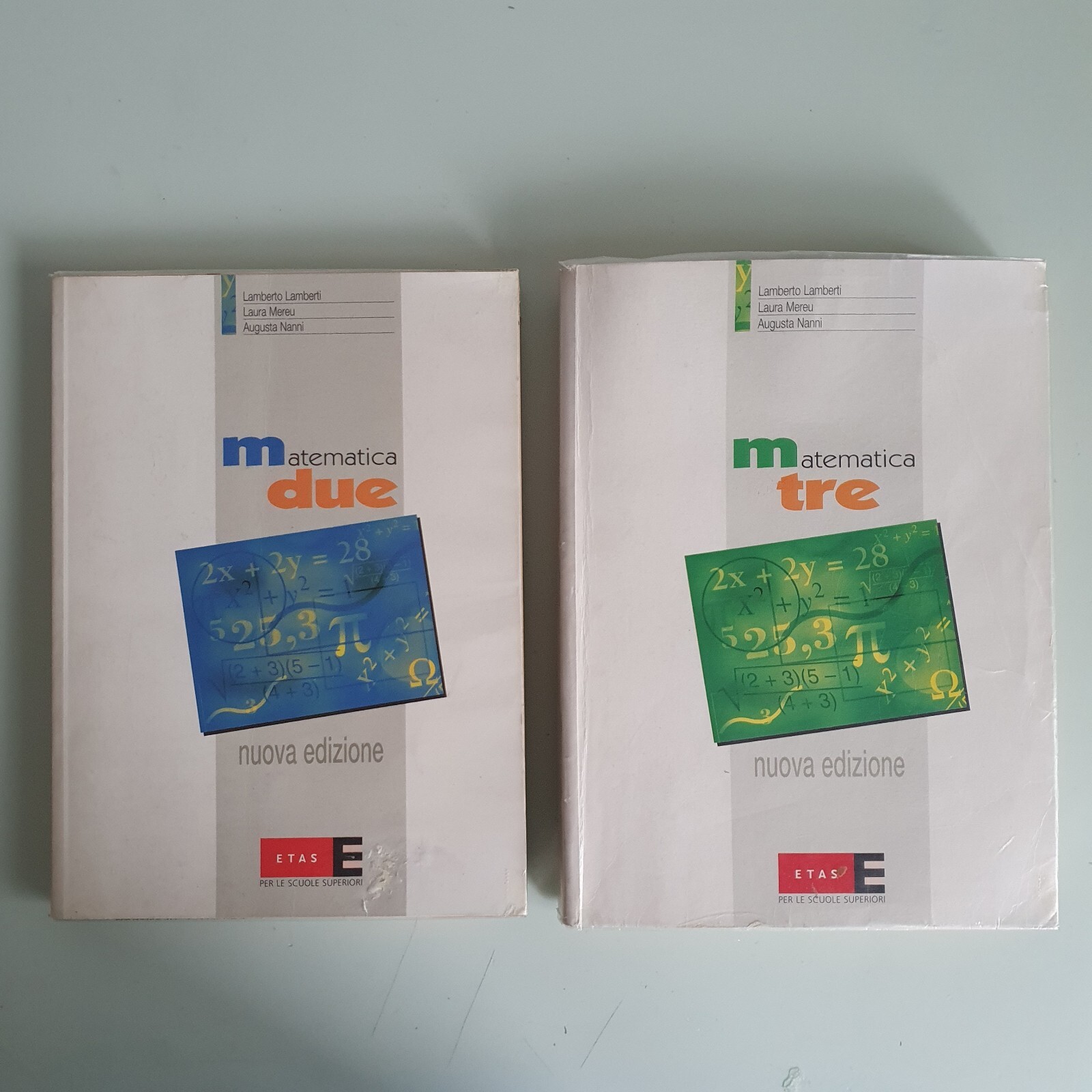 Matematica Due, Matematica Tre - Lamberti, Mereu, Nanni - Etas - 2002