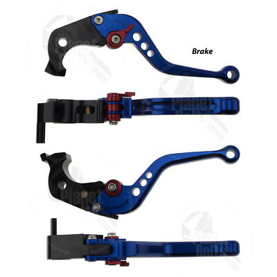 Blue CNC Shorty Brake Clutch Levers For Kawasaki Ninja ZX 14 R 06+