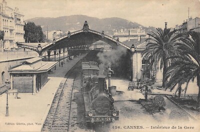 Carte Postale Ancienne Cannes 06, Rue D'Antibes, Noir Et Blanc, Années 1900