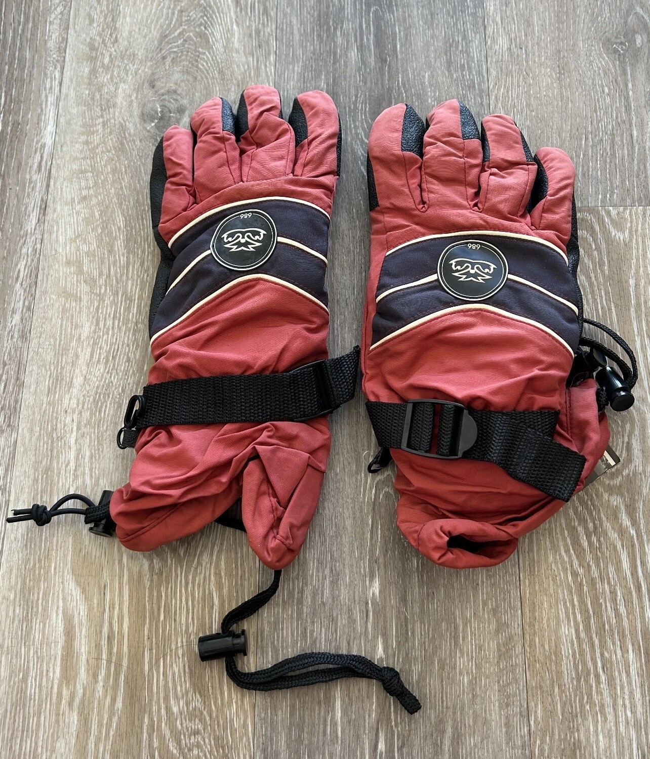 NEW 686 ENTERPRISES VINTAGE 90’S SNOW SURF MX SKI SNOWBOARD GLOVES SMALL/MEDIUM