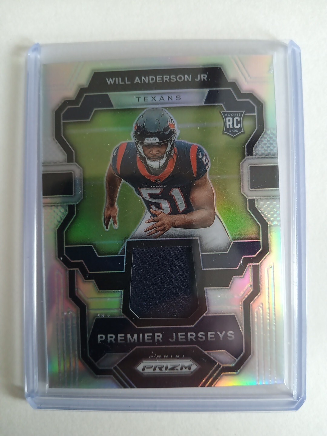 2023 Panini Prizm - Premier Jerseys #PJ-WA Will Anderson (MEM, RC)