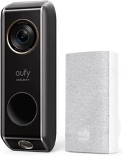 eufy 2K Video Doorbell Dual Camera (Wired) HDR Smart Ring w/Chime