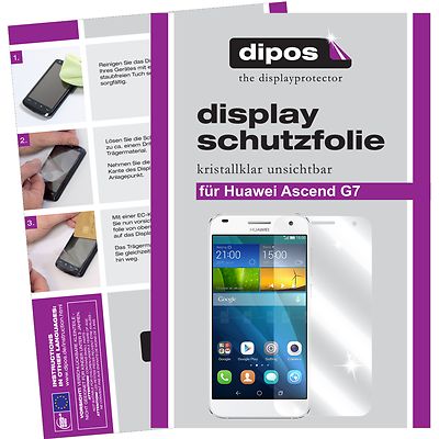 Dipos 2 Pellicole Protettive Anti-Riflesso Per Huawei Ascend P2, Opache Con Anti-Impronta, Made In Germany - 2