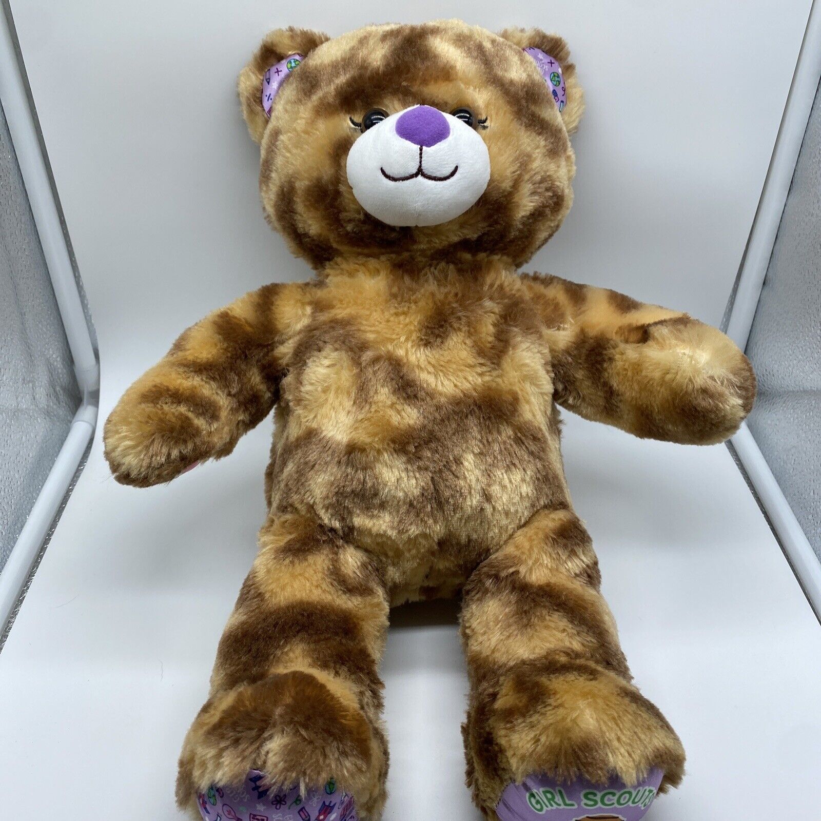 Build A Bear Girl Scouts Coconut Caramel Logo Plush Soft Toy Stuffed Animal