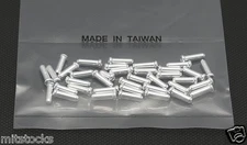 25 BICYCLE SHIFTER BRAKE CABLE TIPS CAPS ENDS CRIMP NEW