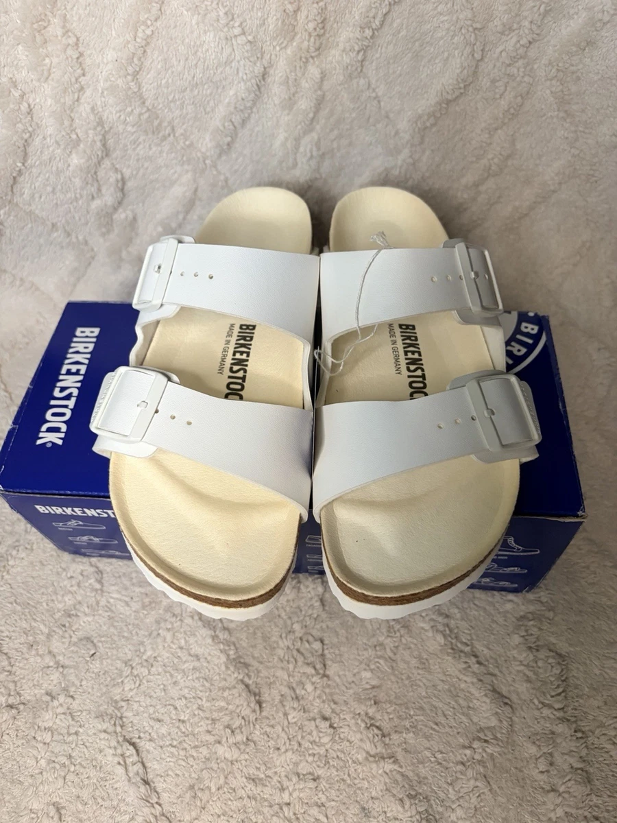 Birkenstock White Leather Upper Sandals for Men for sale | eBay display picture 1