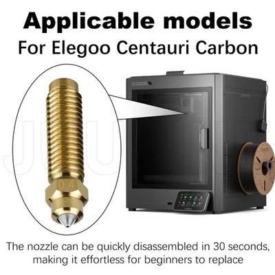 For Elegoo Centauri Carbon Head Heating Extruder Hotend Brass