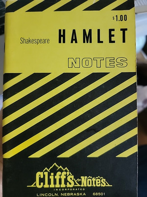 Shakespeare Hamlet Cliff's Notes Vintage 