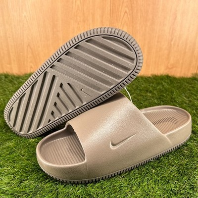 Nike Calm Slide Mink Brown Slides DX4816-203 Women's Size 10 / Men's Size 9