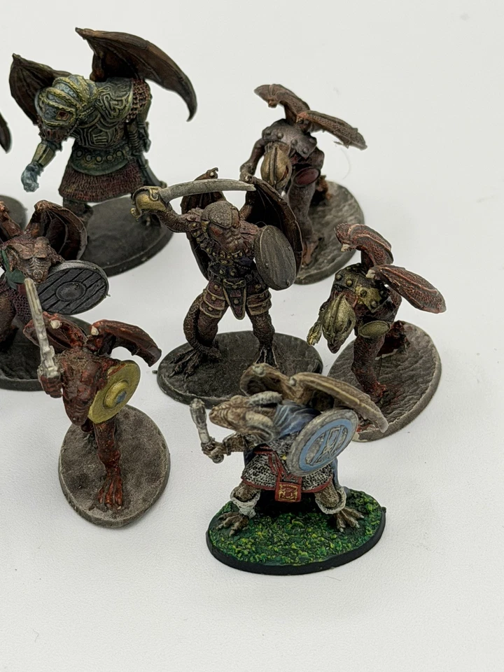 Vintage Lot Of 13 Ral Partha Dragonlance Dragonmen Draconians EXPERTLY PAINTED - Image 4 of 4