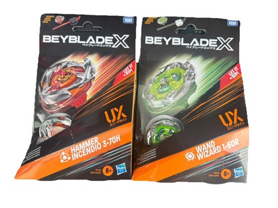 #ad Beyblade X Rush Hexa Bit Wand Wizard 1 60R Hammer Incendio 3 70H Combo Hasbro $23.00