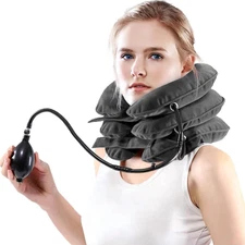 Neck Stretcher, Cervical Traction Device, Neck Traction Device, Adjustable Infla
